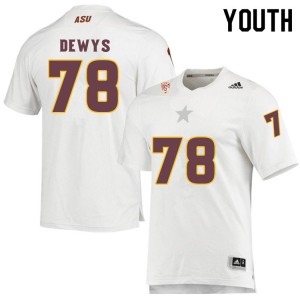 Youth Roman DeWys White Arizona State University #78 Jersey 348349-304