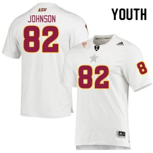 Youth Andre Johnson White Arizona State Sun Devils #82 Jersey 842835-595