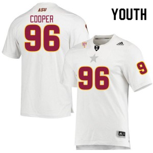 Youth Anthonie Cooper White Sun Devils #96 Jersey 617391-752