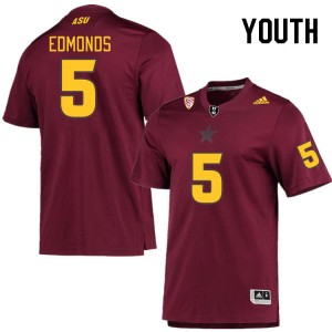 Youth Chris Edmonds Maroon Arizona State Sun Devils #5 Jersey 308235-178