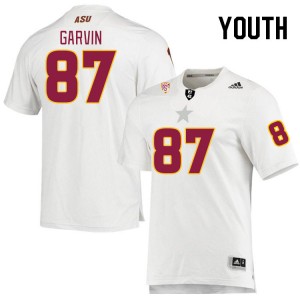 Youth Colby Garvin White Arizona State #87 Jersey 306395-882