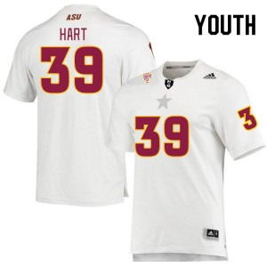 Youth George Hart White Arizona State Sun Devils #39 Jersey 390805-184
