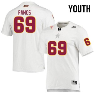 Youth Joey Ramos White Arizona State Sun Devils #69 Jersey 347788-706