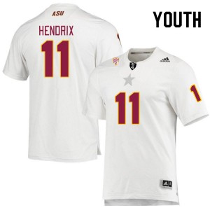 Youth Korbin Hendrix White Arizona State University #11 Jersey 607899-219