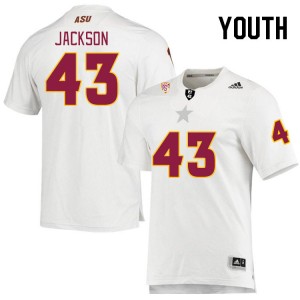 Youth Krew Jackson White Arizona State #43 Jersey 733893-991
