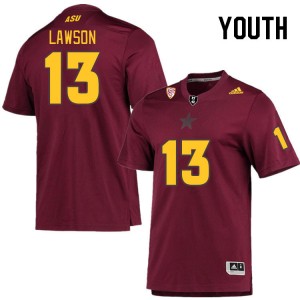 Youth Lenox Lawson Maroon Arizona State University #13 Jersey 256752-969