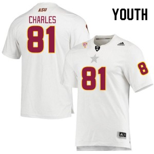 Youth Shawn Charles White Arizona State Sun Devils #81 Jersey 851428-773