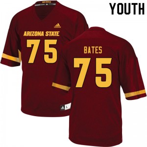 Youth Alijah Bates Maroon Arizona State Sun Devils #75 Jersey 773131-688