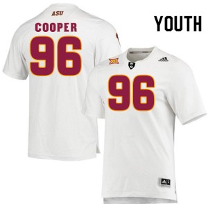 Youth Anthonie Cooper White Arizona State #96 Jersey 821847-105