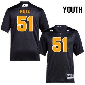 Youth Anthony Ruiz Black Arizona State #51 Jersey 439618-274