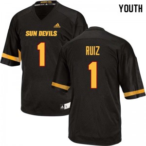 Youth Brandon Ruiz Black Sun Devils #1 Jersey 460315-355