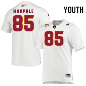 Youth Cameron Harpole White Arizona State #85 Jersey 153206-471