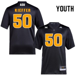 Youth Carston Kieffer Black Arizona State Sun Devils #50 Jersey 959095-791