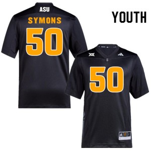 Youth Chance Symons Black Arizona State University #50 Jersey 897590-536