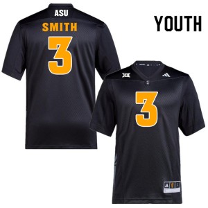 Youth Clayton Smith Black Arizona State #3 Jersey 421770-208
