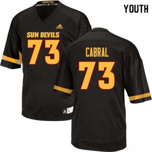 Youth Cohl Cabral Black Sun Devils #73 Jersey 338938-449