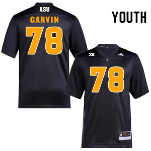 Youth Colby Garvin Black Arizona State Sun Devils #78 Jersey 481808-300