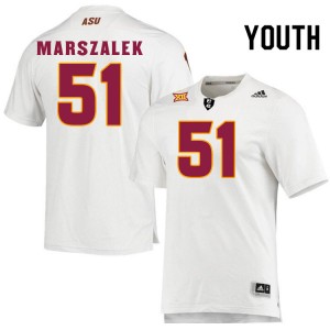 Youth Cole Marszalek White Arizona State #51 Jersey 934230-544