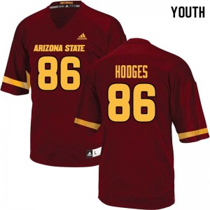 Youth Curtis Hodges Maroon Arizona State #86 Jersey 361142-243