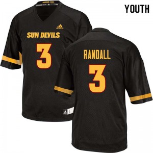 Youth Damarious Randall Black Arizona State #3 Jersey 340131-684
