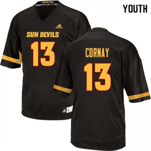 Youth Darien Cornay Black Arizona State Sun Devils #13 Jersey 769657-840