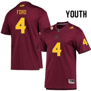Youth Demetries Ford Maroon Arizona State #4 Jersey 490692-986