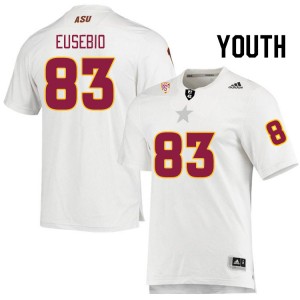 Youth Derek Eusebio White Arizona State #83 Jersey 707966-845