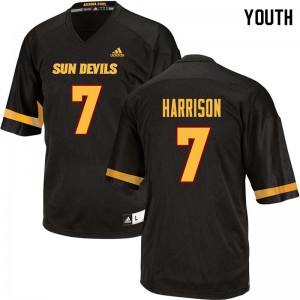 Youth Dominique Harrison Black Arizona State University #7 Jersey 116404-206