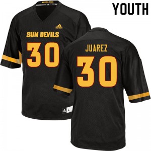Youth Elijah Juarez Black Arizona State University #30 Jersey 914133-854
