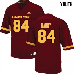 Youth Frank Darby Maroon Arizona State Sun Devils #84 Jersey 325000-214