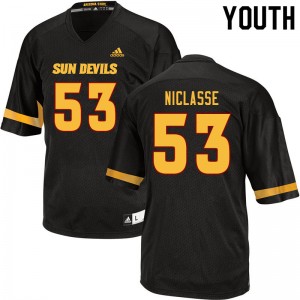 Youth Fritzny Niclasse Black Arizona State #53 Jersey 740125-424