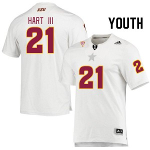 Youth George Hart III White Arizona State #21 Jersey 469563-768