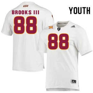 Youth Harold Brooks III White Arizona State #88 Jersey 815712-270