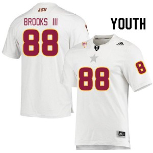 Youth Harold Brooks III White Arizona State Sun Devils #88 Jersey 336991-369