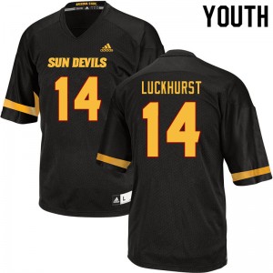 Youth Jack Luckhurst Black Arizona State Sun Devils #14 Jersey 931704-173