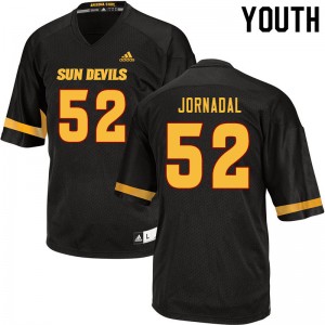 Youth Jacob Jornadal Black Arizona State Sun Devils #52 Jersey 990913-827