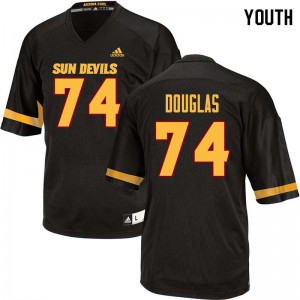 Youth Jamil Douglas Black Arizona State #74 Jersey 687734-238