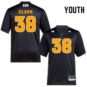Youth Jeff Clark Black Sun Devils #38 Jersey 712263-469