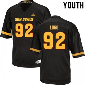 Youth Jose Lugo Black Sun Devils #92 Jersey 111859-346
