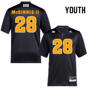 Youth Joseph McGinnis II Black Sun Devils #28 Jersey 350973-589
