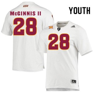 Youth Joseph McGinnis II White Arizona State Sun Devils #28 Jersey 517939-926