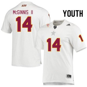 Youth Joseph McGinnis II White Arizona State #14 Jersey 952473-407