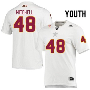 Youth Juwan Mitchell White Arizona State Sun Devils #48 Jersey 288130-789
