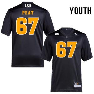 Youth Keona Peat Black Arizona State University #67 Jersey 573668-219