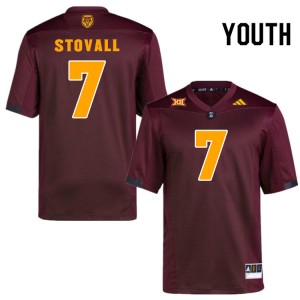 Youth Melquan Stovall Maroon Arizona State #7 Jersey 901024-471