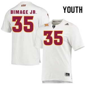 Youth Rodney Bimage Jr. White Sun Devils #35 Jersey 850446-272