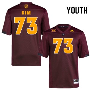 Youth Terrell Kim Maroon Arizona State #73 Jersey 888008-612