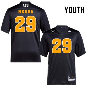 Youth Tony-Louis Nkuba Black Arizona State University #29 Jersey 695264-353