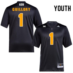 Youth Xavier Guillory Black Arizona State #1 Jersey 483541-521