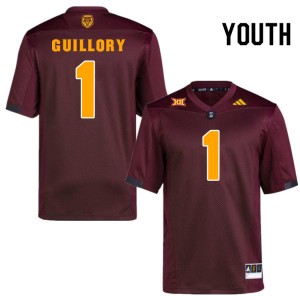 Youth Xavier Guillory Maroon Arizona State Sun Devils #1 Jersey 339765-866
